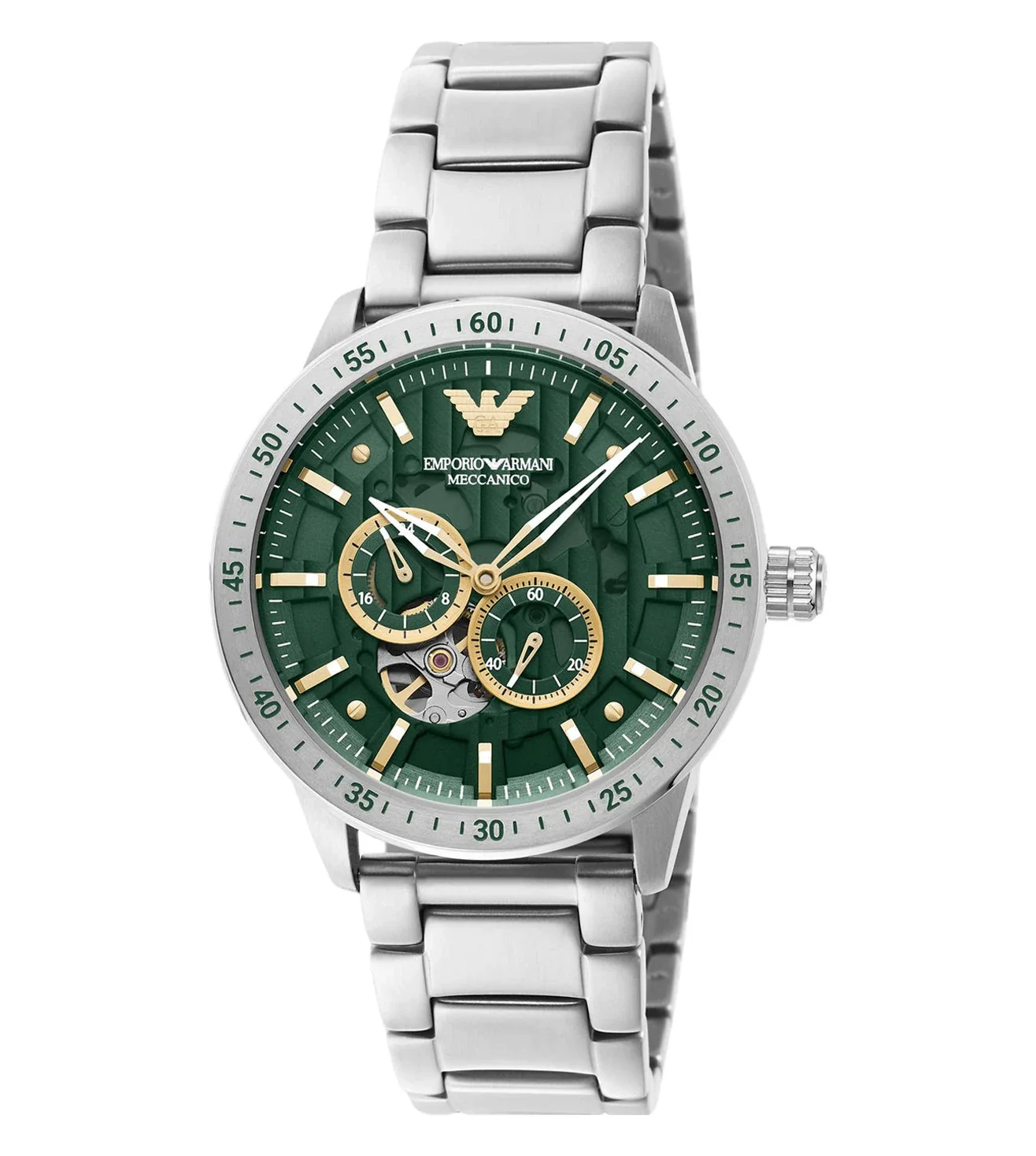AR60053 Emporio Armani | Mario Green Dial Analog Watch (Men) - Image 3