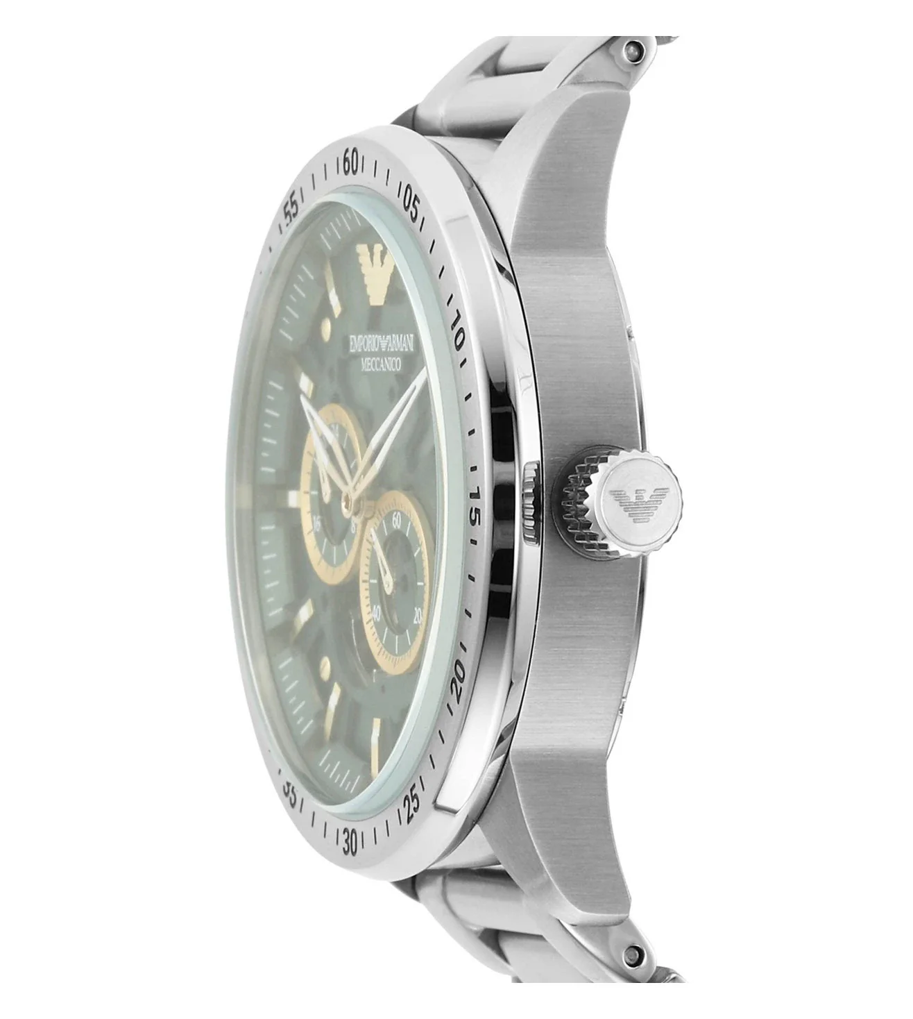 AR60053 Emporio Armani | Mario Green Dial Analog Watch (Men) - Image 4