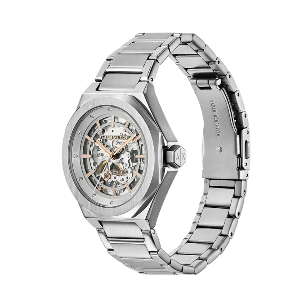 Armani Exchange Automatic Silver Dial Analog Women Watch AX4618 - Image 3