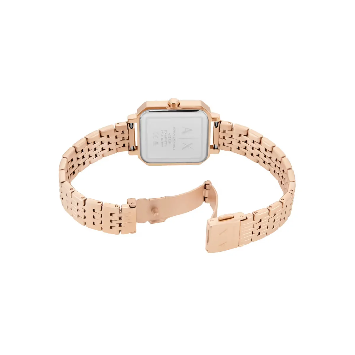 Armani Exchange Black Dial Rectangular Analog Women Watch - AX5729 - Image 3