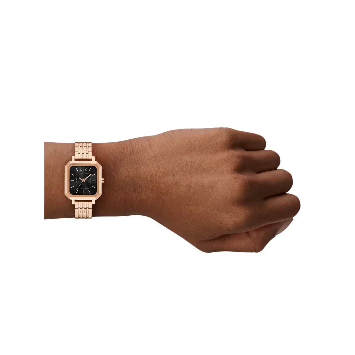 Armani Exchange Black Dial Rectangular Analog Women Watch - AX5729 - Image 4