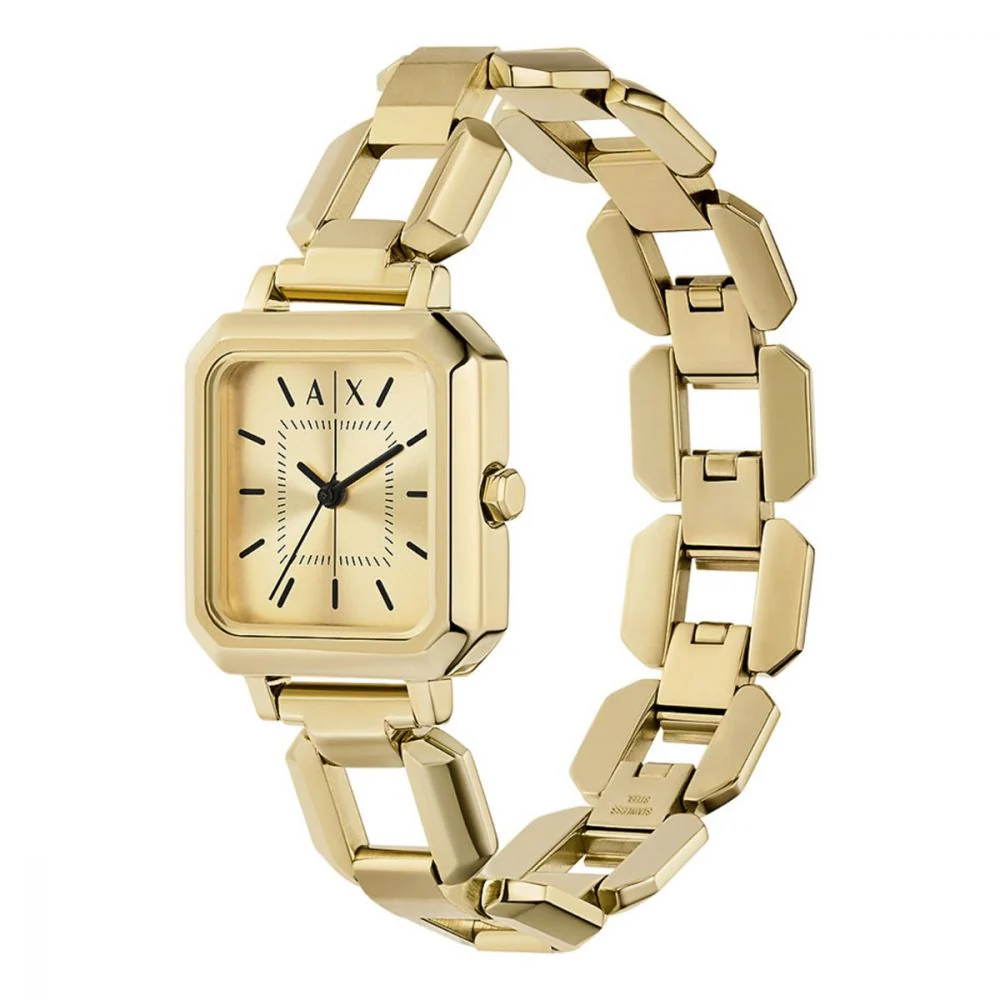 Armani Exchange Leila Quartz Gold Dial Analog Women's Watch AX5721 - Image 2