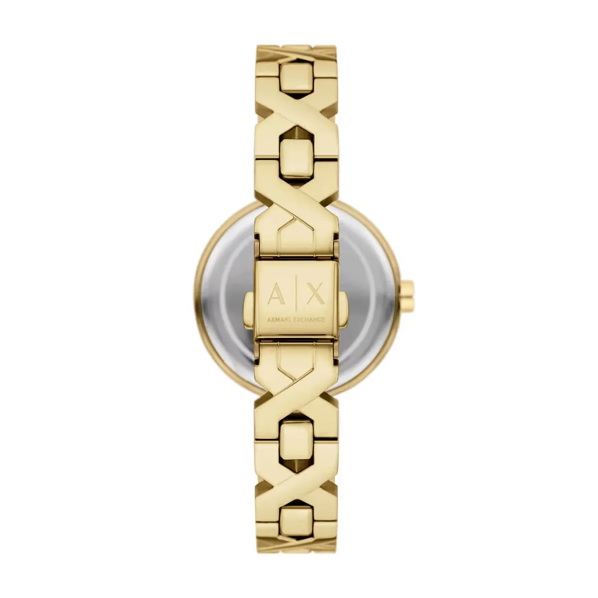 Armani Exchange Quartz Gold Round Dial Analog Watch For Women AX5831 - Image 3