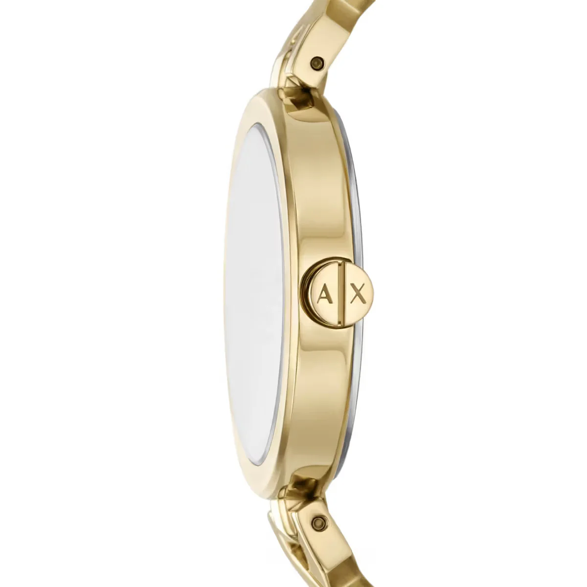 Armani Exchange Quartz Gold Round Dial Analog Watch For Women AX5831 - Image 4