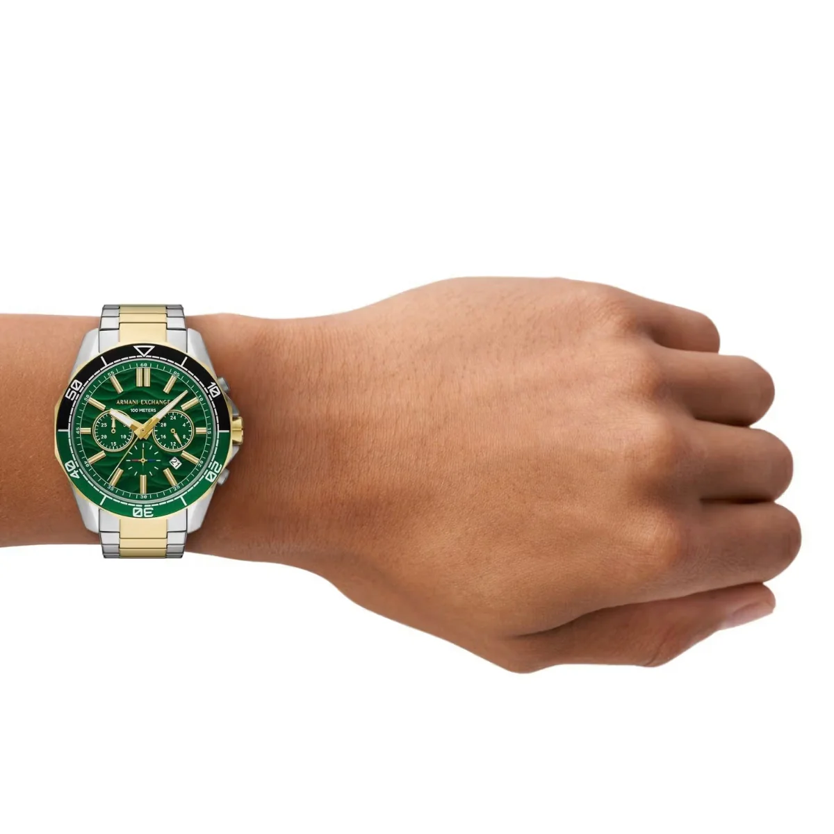 Armani Exchange Quartz Green Dial Round Analog Men's AX1966 - Image 4