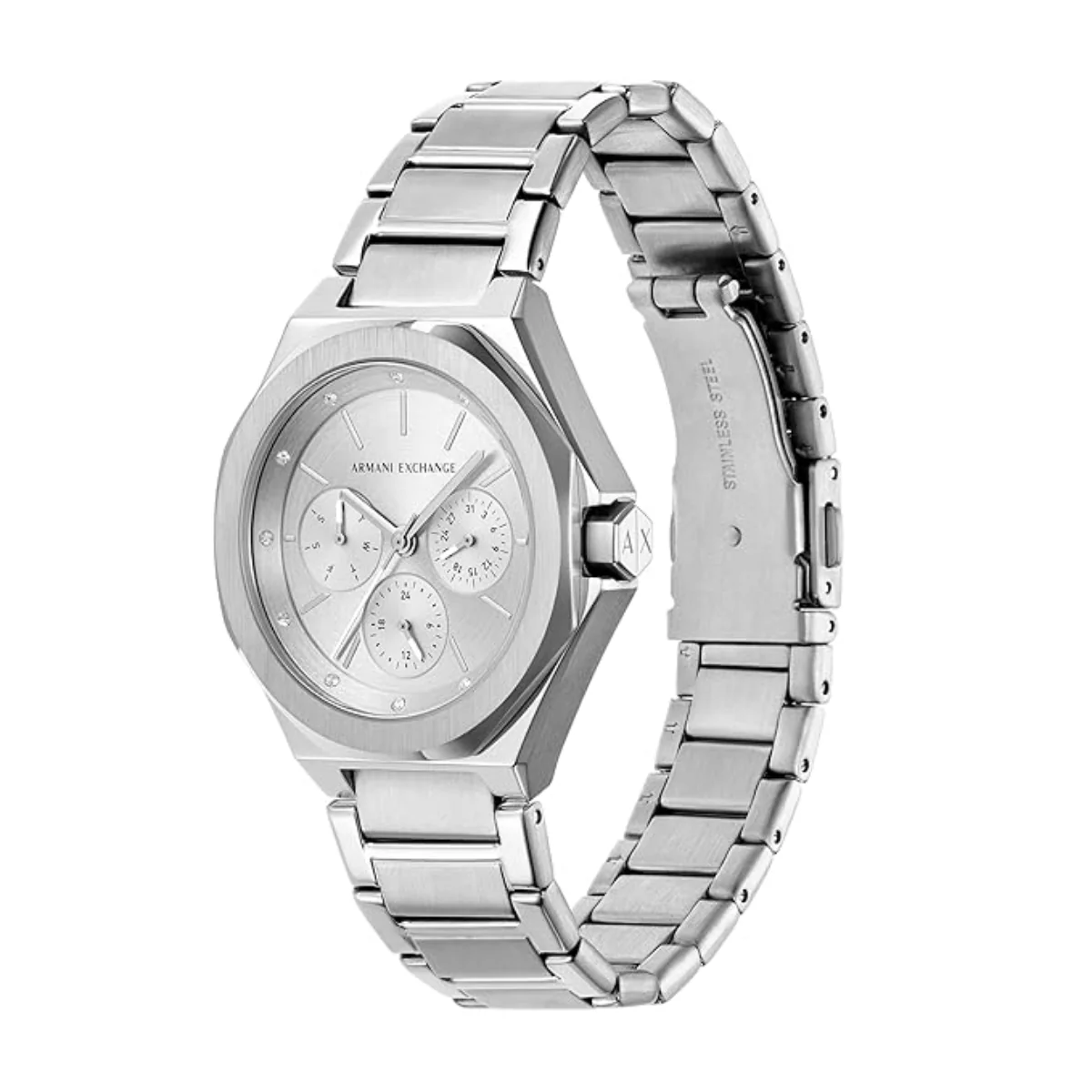 Armani Exchange Quartz Silver Dial Multifunction Men's Watch AX4622 - Image 4