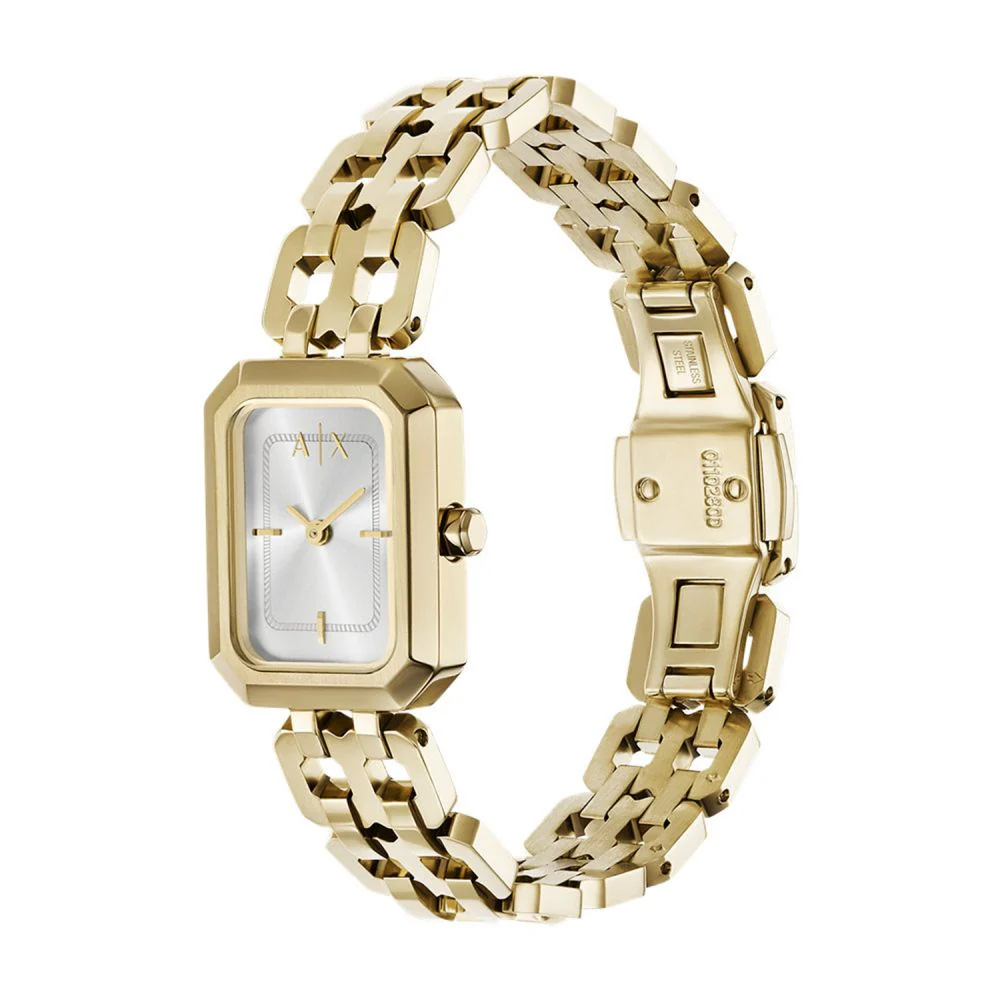 Armani Exchange Silver Dial Rectangular Analog Women Watch AX5811 - Image 2