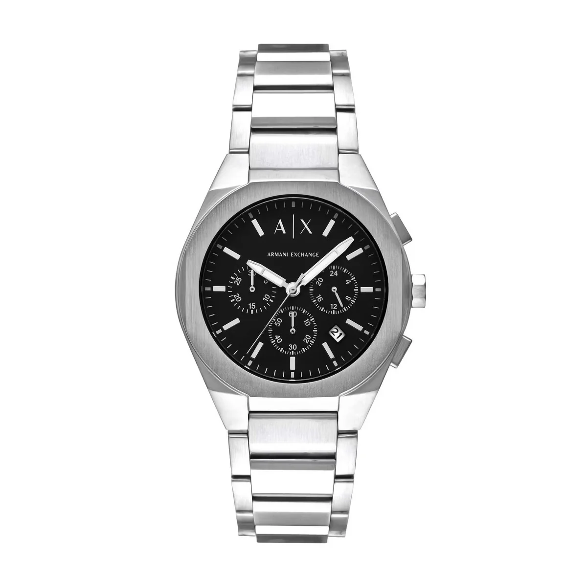 Armani Exchange Sync Black Dial Chronograph Analog Men Watch AX4186