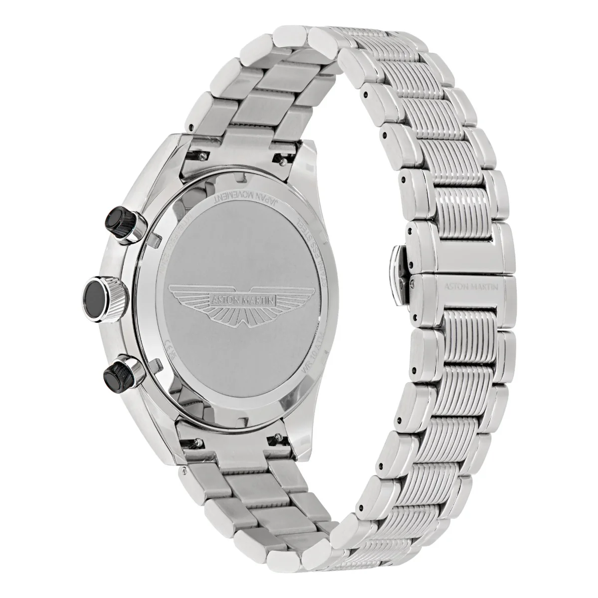 Aston Martin Black Dial Analog Stainless Steel Men's Watch MTIB1F5013E - Image 5