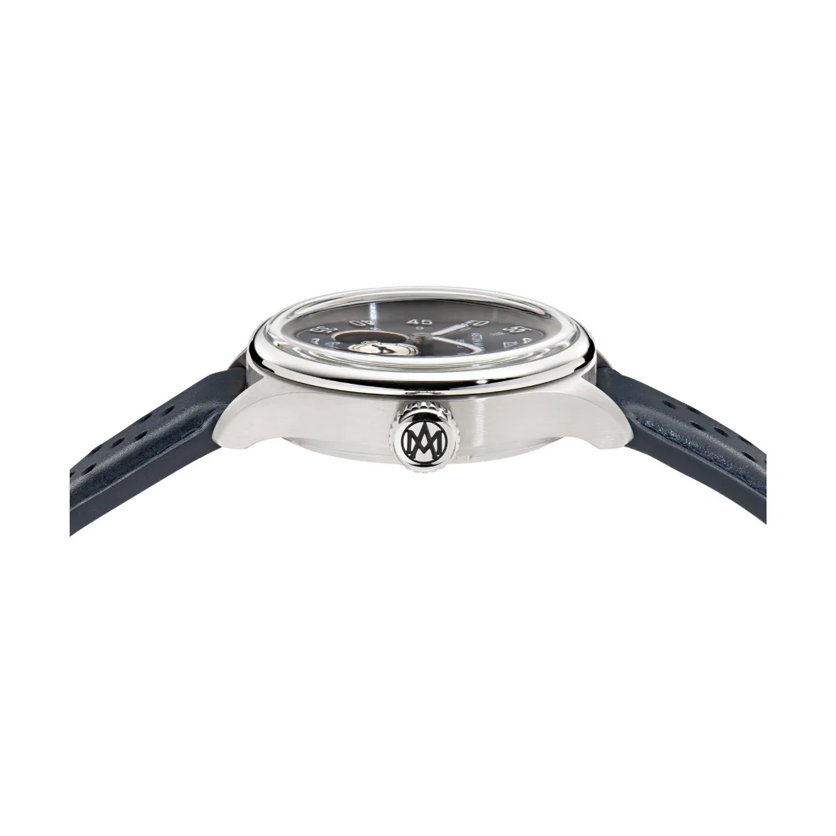 Aston Martin Blue Dial Automatic Leather Strap Men's Watch MTTS1F5023E - Image 3