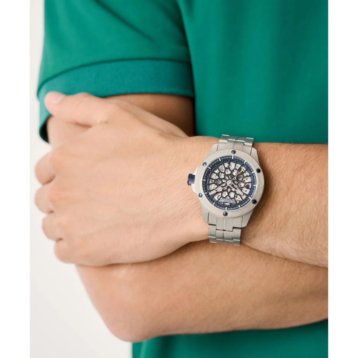Aston Martin Silver Dial Mechanical Automatic Men's Watch MTRR1F5043E - Image 2