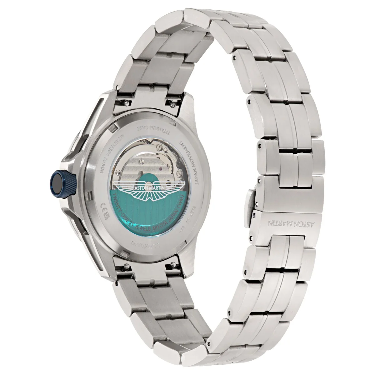 Aston Martin Silver Dial Mechanical Automatic Men's Watch MTRR1F5043E - Image 4