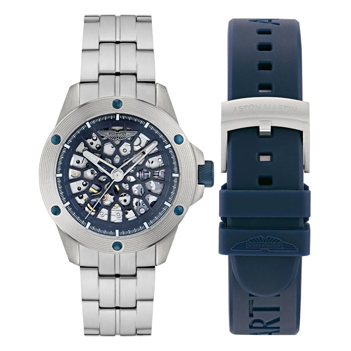 Aston Martin Silver Dial Mechanical Automatic Men's Watch MTRR1F5043E - Image 7
