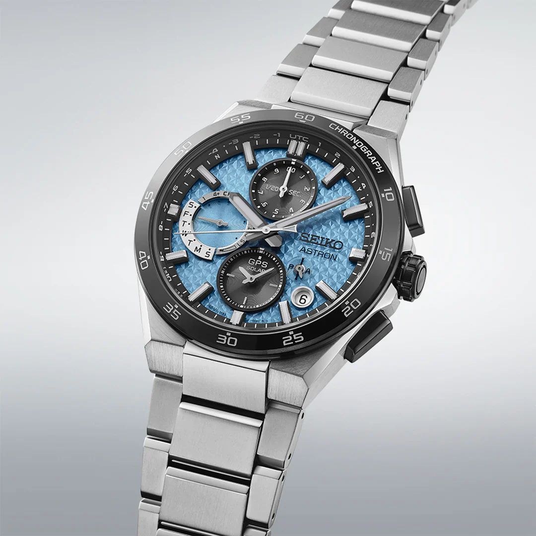 Astron ‘Starfull Sky’ 5X GPS Solar Chrono 14 Jewels Limited Edition Men's Watch - SSH157J1 - Image 3