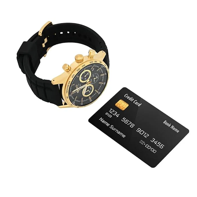 Automatic Chronograph Black Dial Watch for Men - SSB446P1 - Image 5