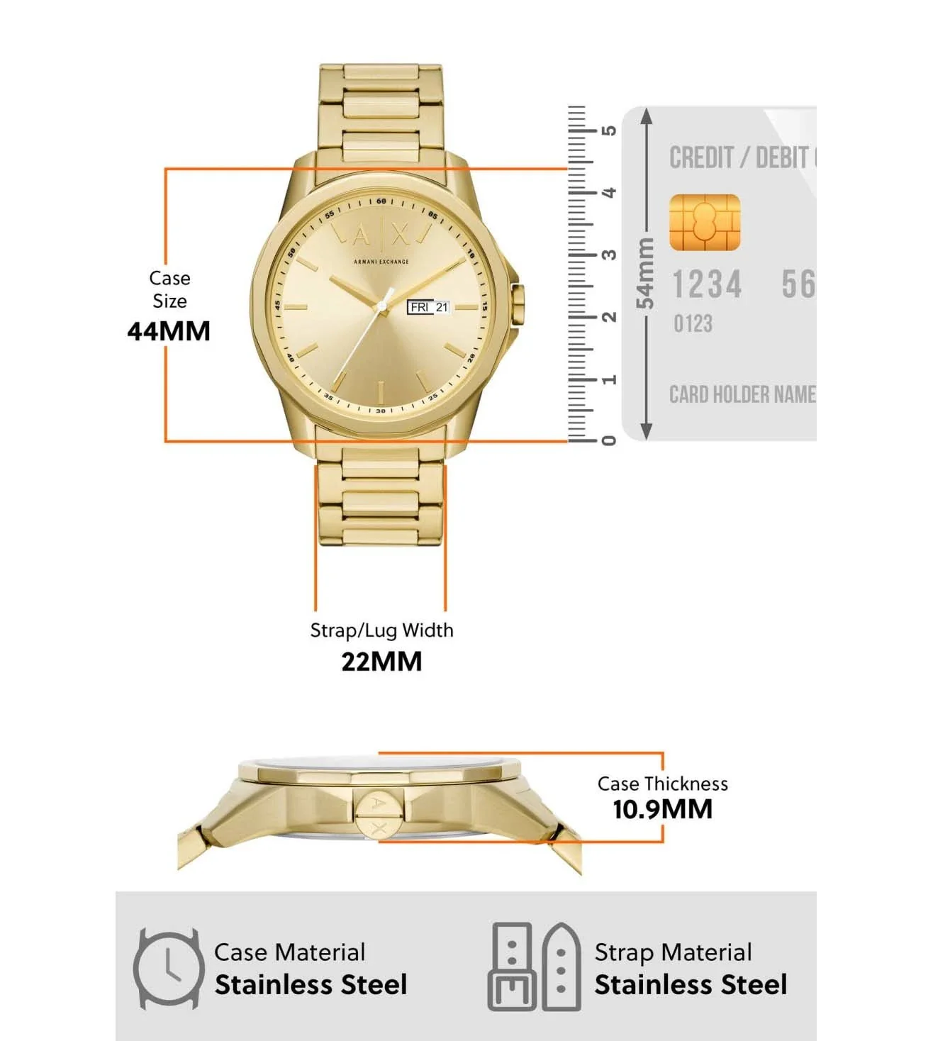 AX1734 | ARMANI EXCHANGE Watch for Men - Image 6