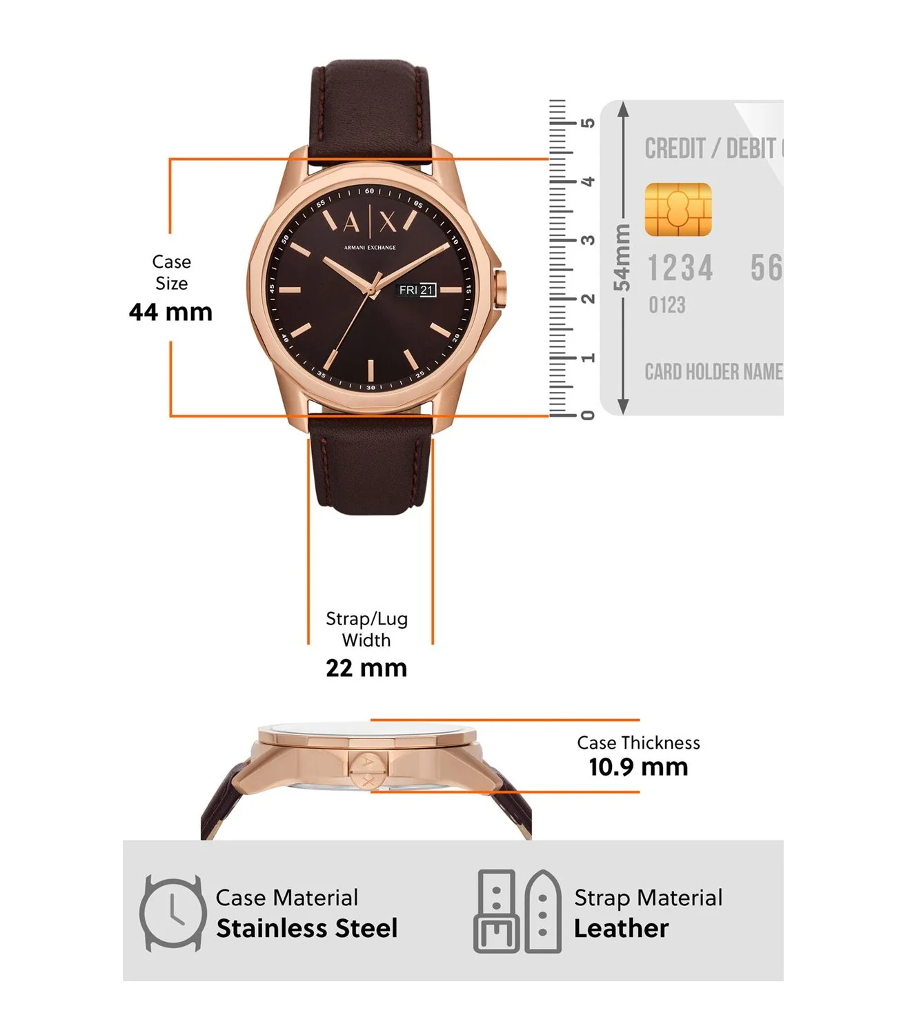 AX1740 | ARMANI EXCHANGE Watch for Men - Image 7