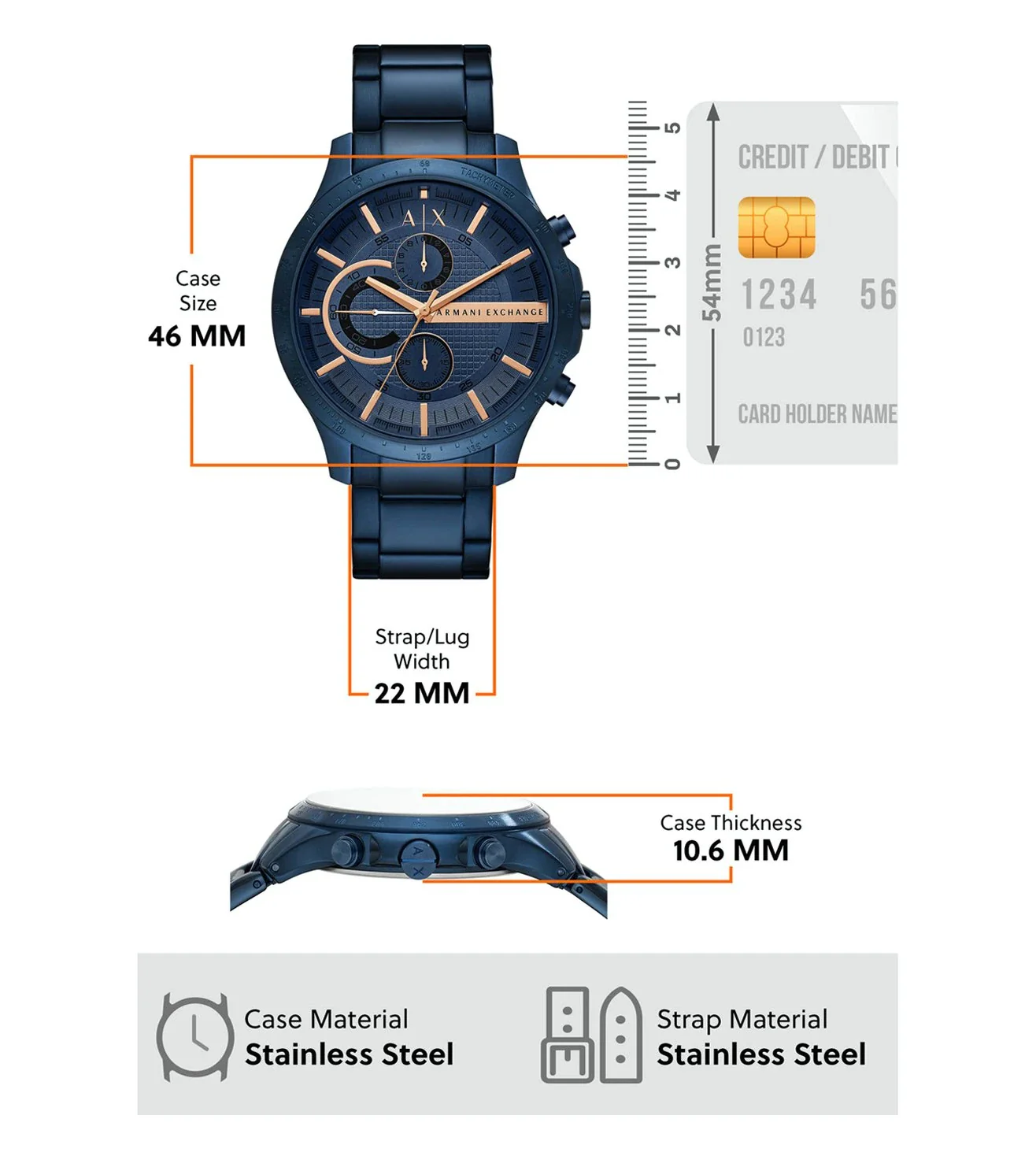 AX2430 | ARMANI EXCHANGE Chronograph Analog Watch for Men - Image 7