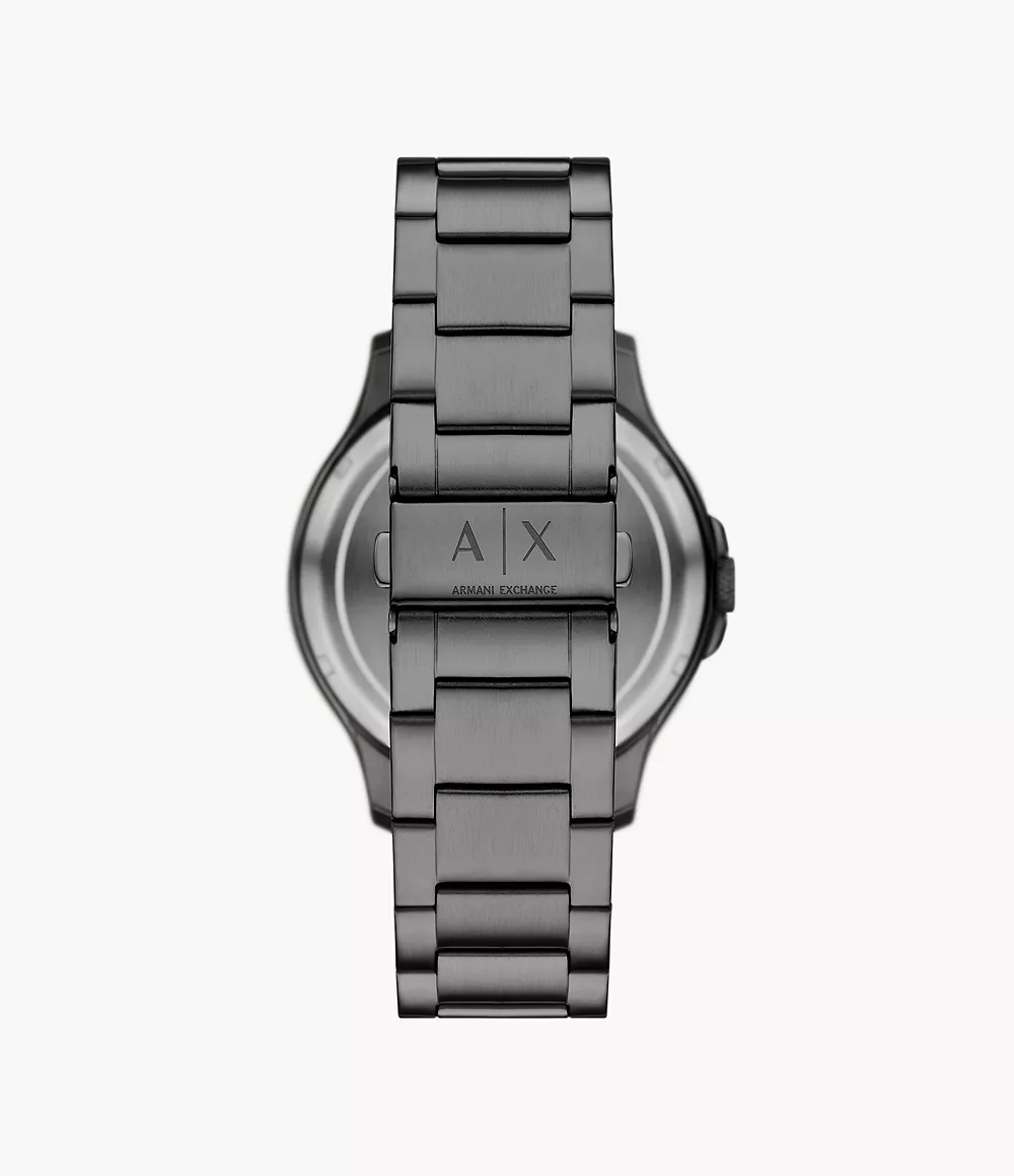 AX2458 Armani Exchange | Automatic Gunmetal Stainless Steel Watch - Image 4