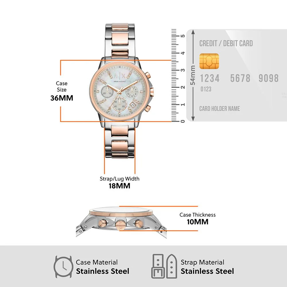 AX4331 | ARMANI EXCHANGE Chronograph Analog Watch for Women - Image 5