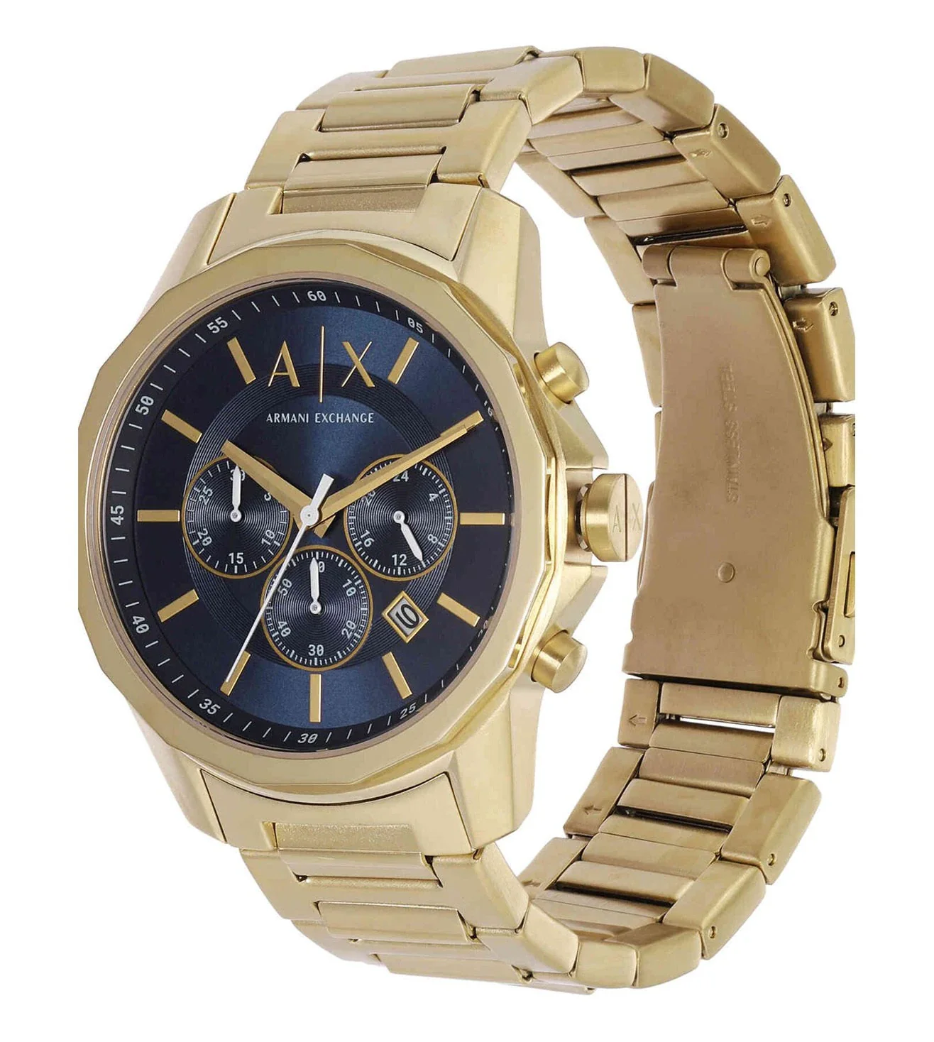 AX7151SET | ARMANI EXCHANGE Banks Chronograph Watch for Men With Bracelet - Image 3