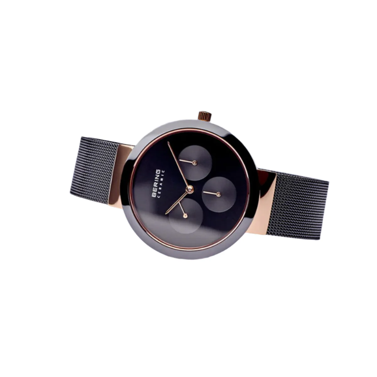 Bering Ceramic Black Dial Analog Multi-Function Women's Watch 35036-166 - Image 2
