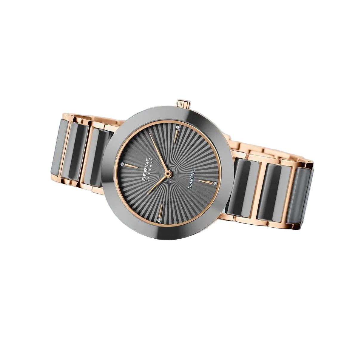 Bering Ceramic grey Round Dial Analog Women's Watch 11435-768 - Image 4