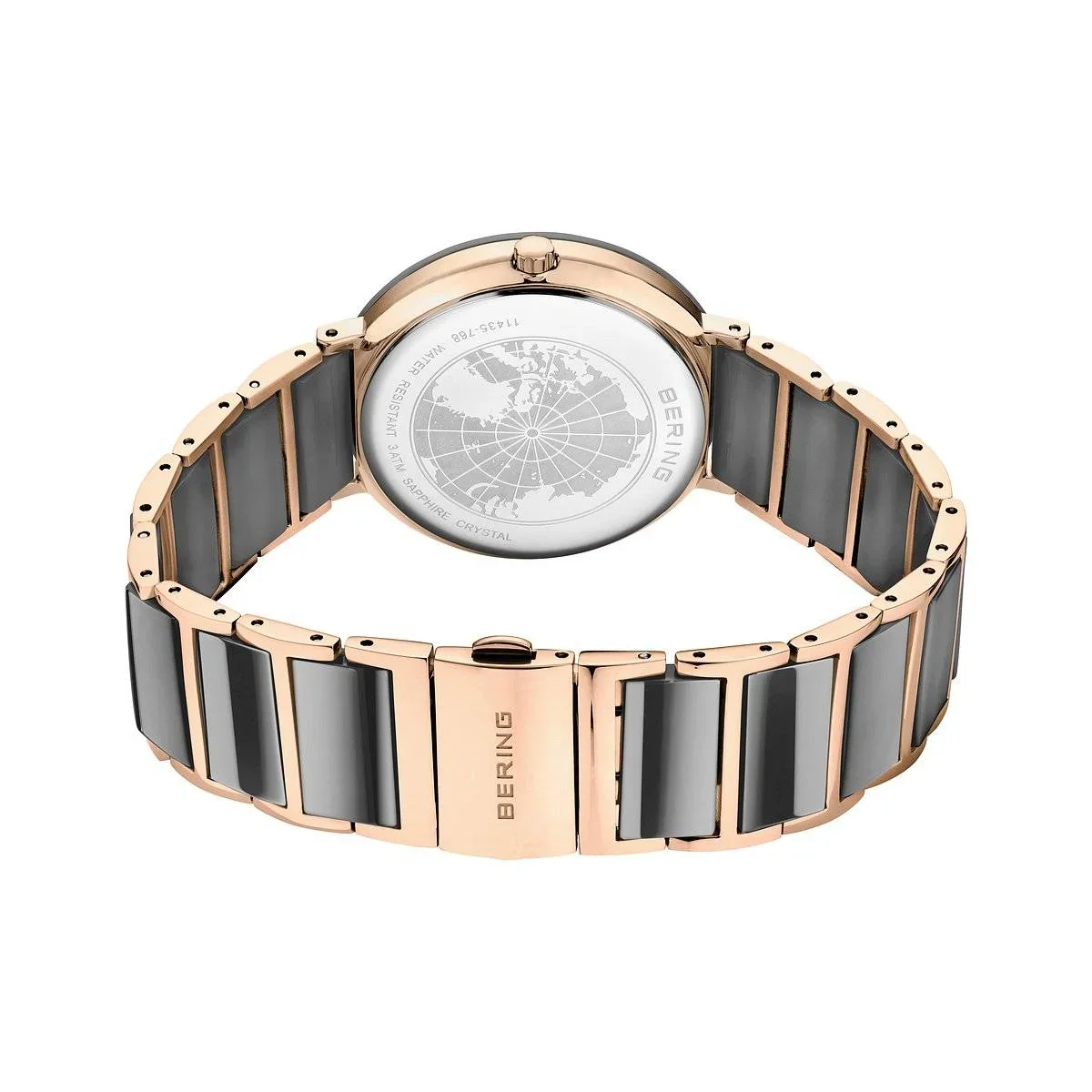 Bering Ceramic grey Round Dial Analog Women's Watch 11435-768 - Image 5