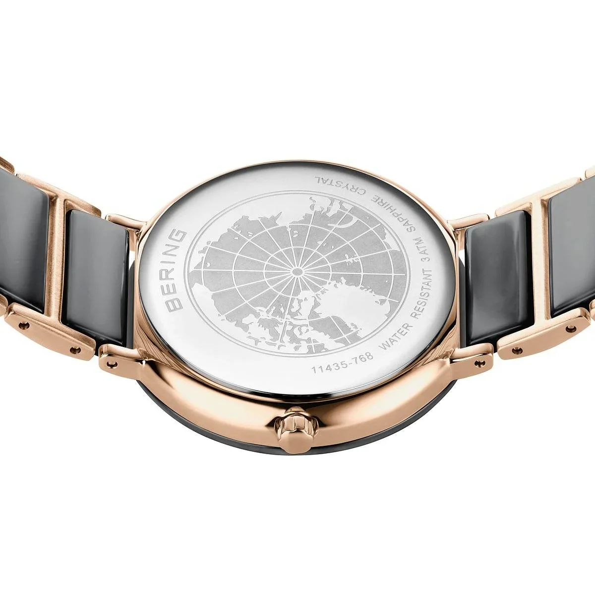 Bering Ceramic grey Round Dial Analog Women's Watch 11435-768 - Image 7