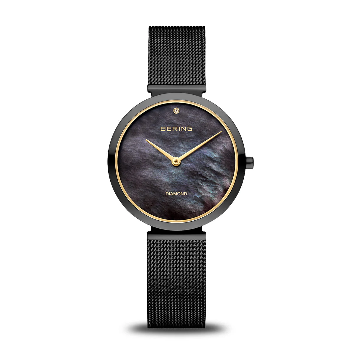 Bering Classic Black Dial Analog Watch For Women 18132-132