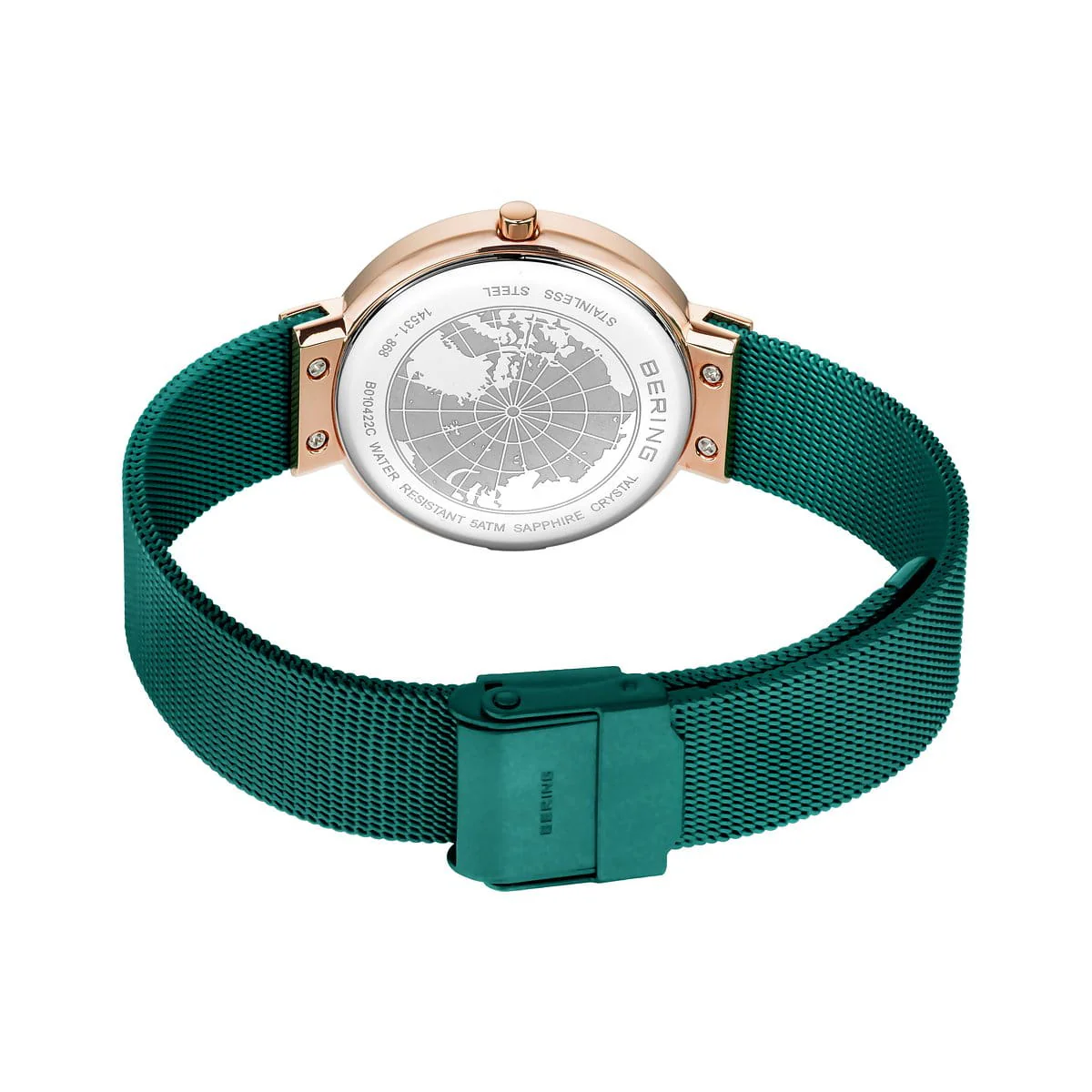 Bering Classic Green Dial Analog Watch for Women 14531-869 - Image 4