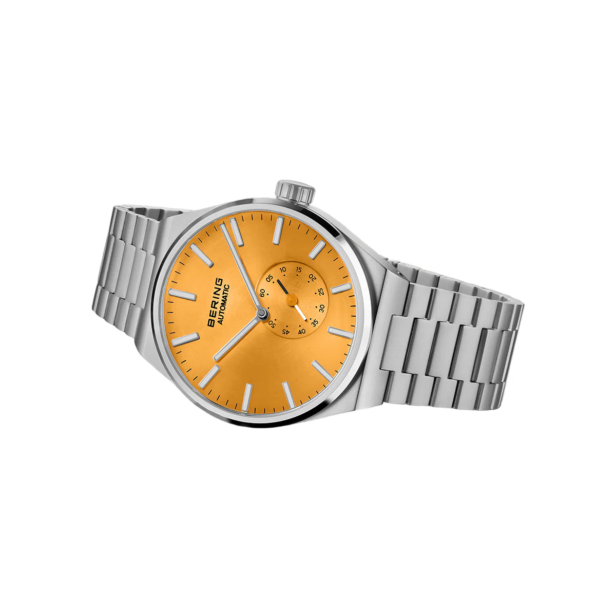 Bering Orange Dial Automatic Analog Watch For Men 19441-701 - Image 5