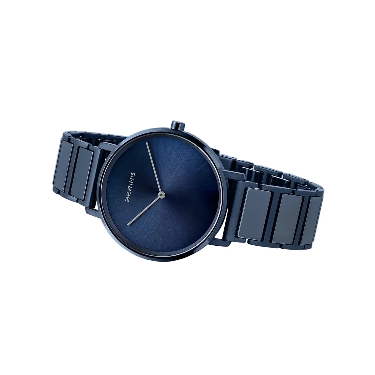 Bering Quartz Ceramic Blue Dial Analog Watch For Men 18539-797 - Image 3
