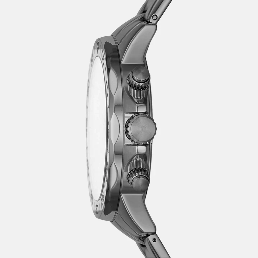 BQ2491 FOSSIL | Bannon Smoke Chrono Grey Dial Watch (Men) - Image 3