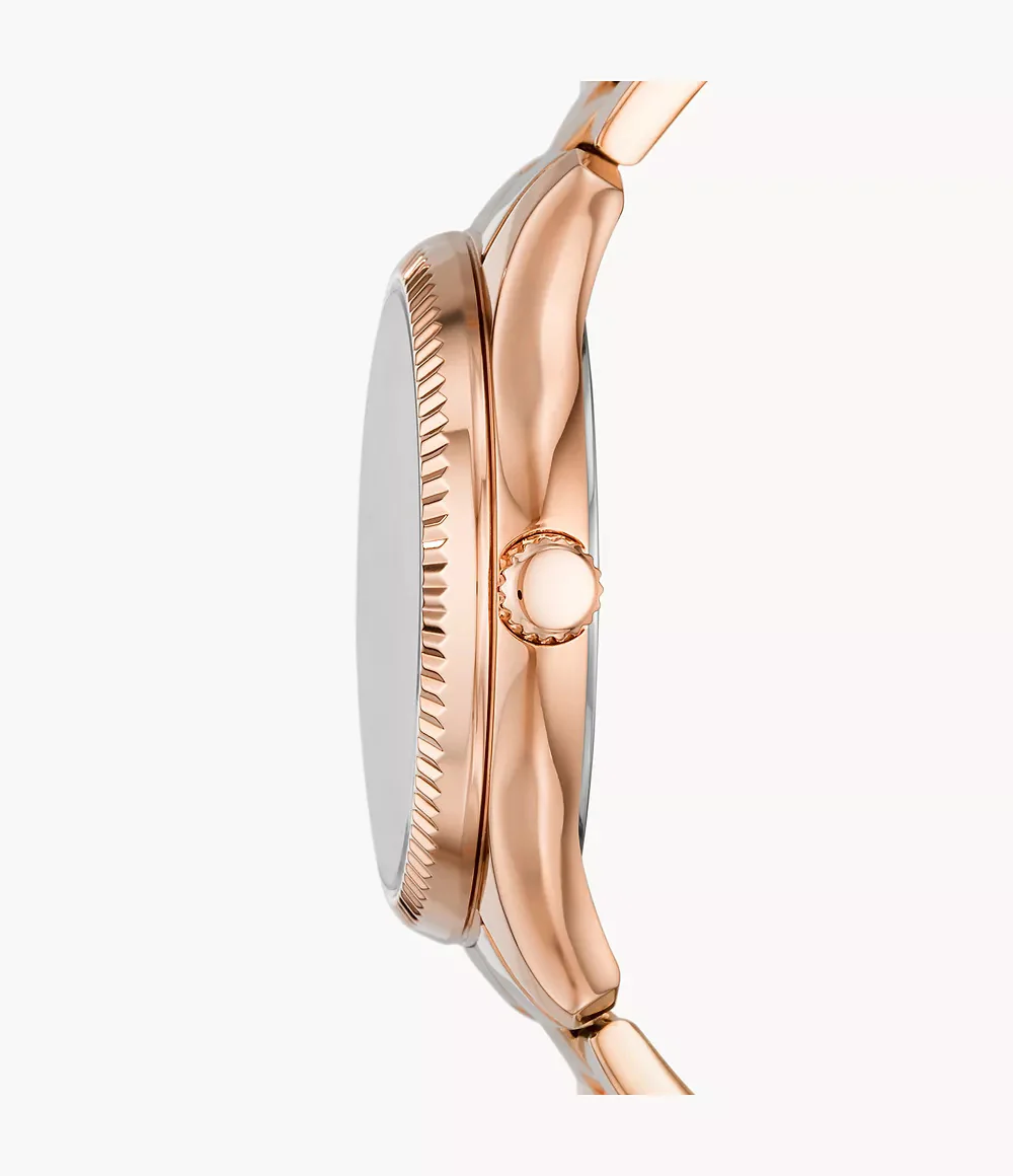 BQ3691 Fossil | Rye Multifunction Rose Gold-Tone Stainless Steel Watch - Image 2
