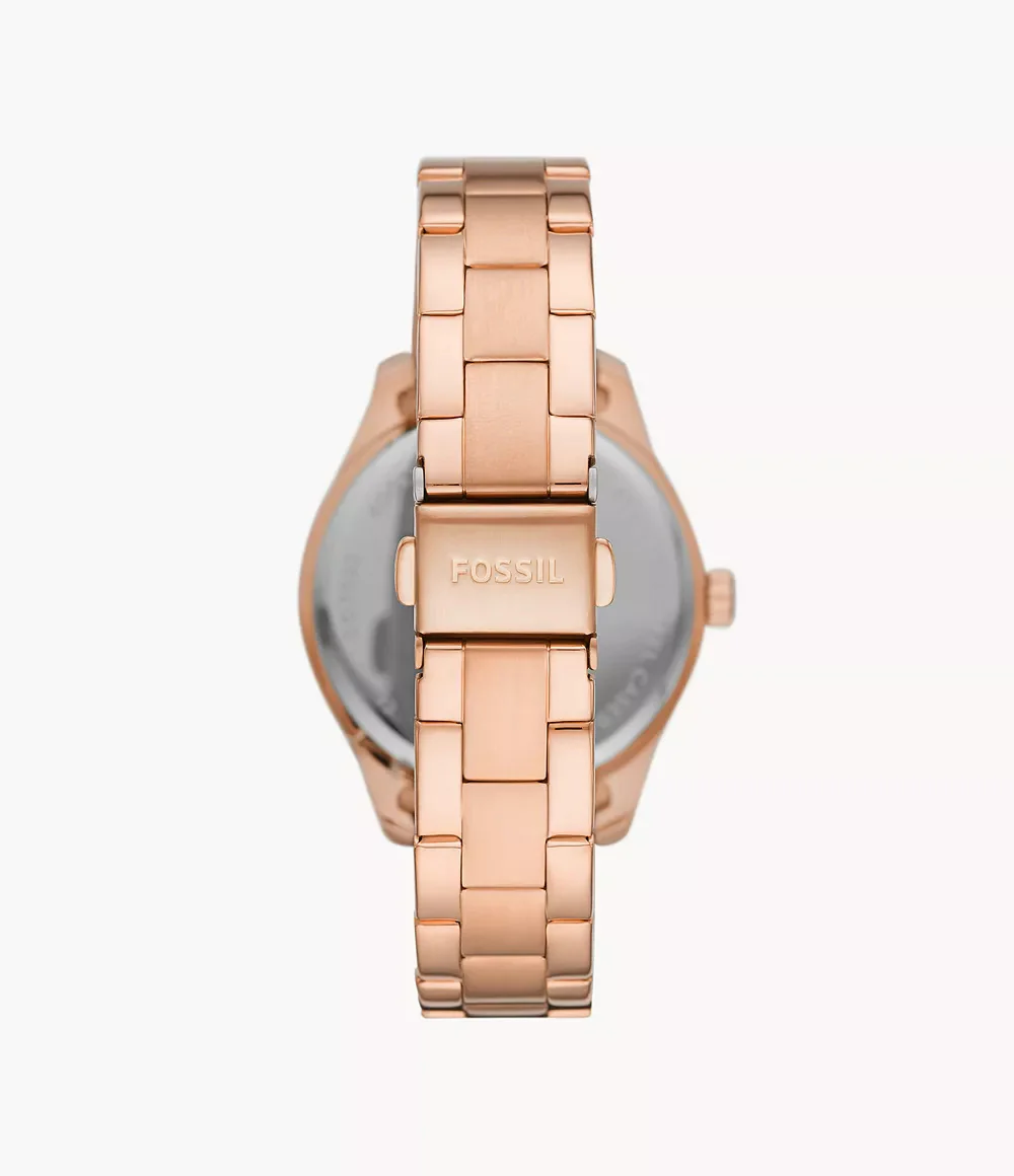 BQ3691 Fossil | Rye Multifunction Rose Gold-Tone Stainless Steel Watch - Image 3