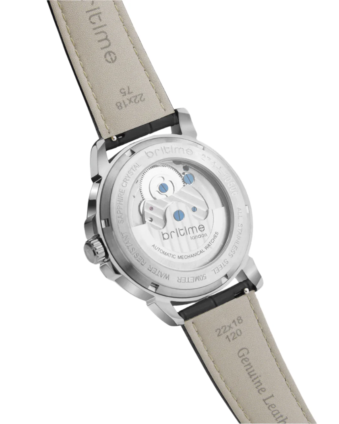 Britime Aquatica Blue Dial Multifunction Automatic  Men's Watch - 274-L10506 - Image 3