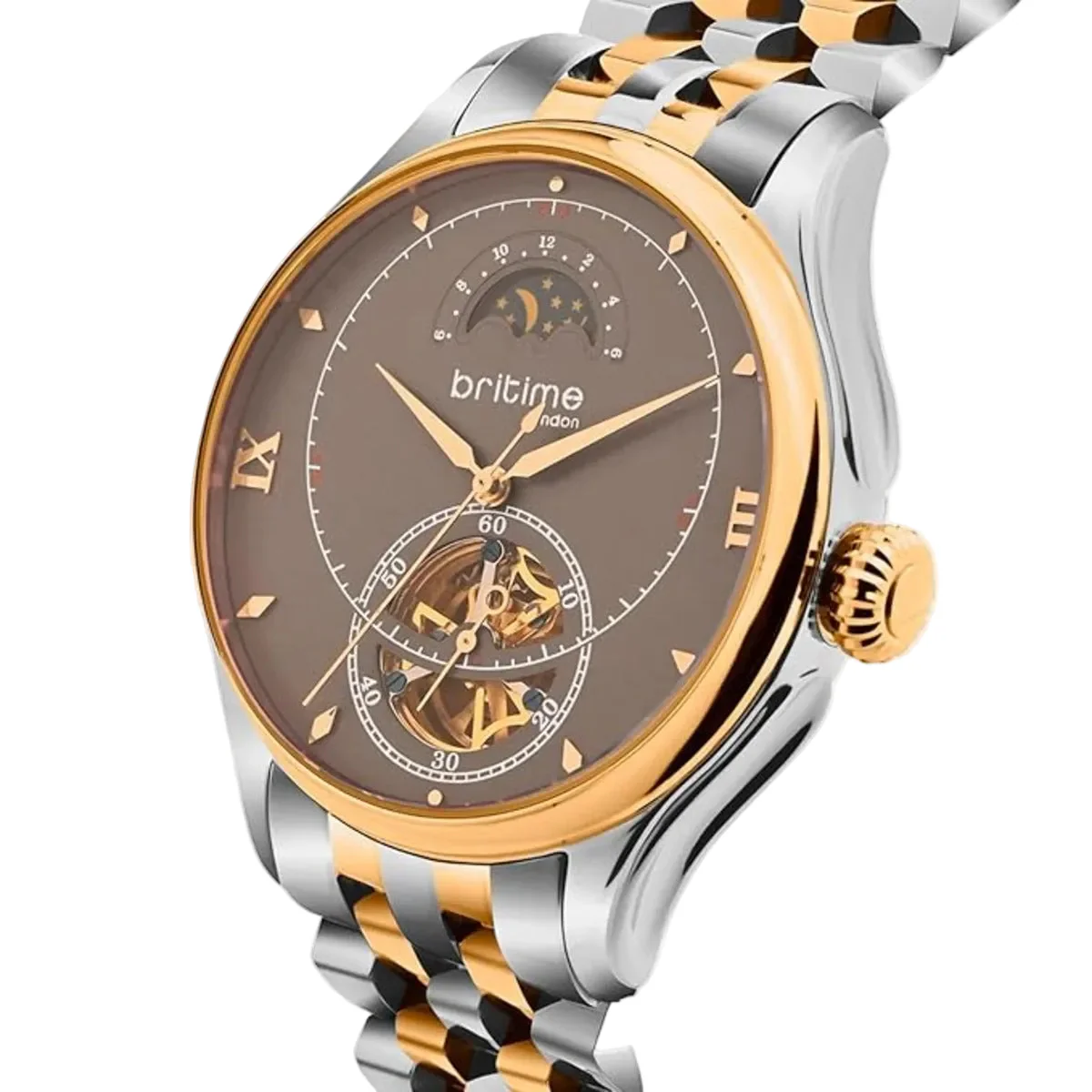 Britime Automatic Brown Dial Analog Watch For Men 479-M31505 - Image 2