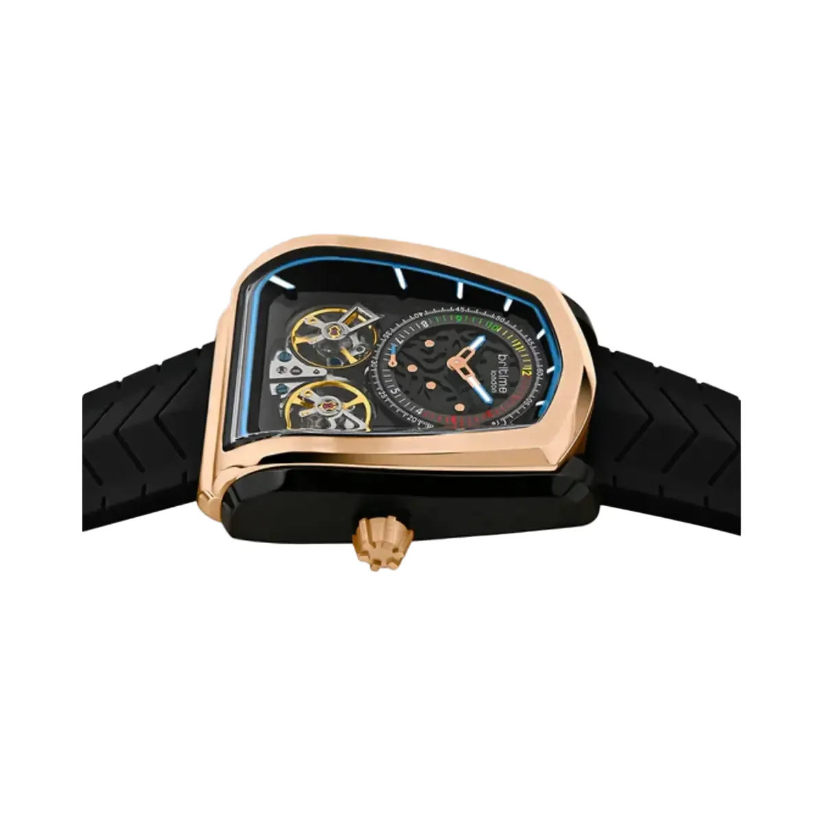 Britime Aventus Automatic Black Dial Analog Men's Watch 101-P30406 - Image 4
