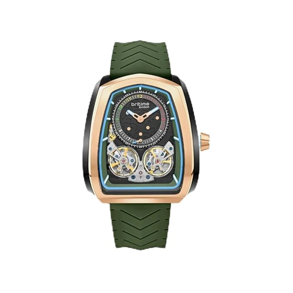 Britime Aventus Green Dial Analog Automatic Men's Watch 101-P31412