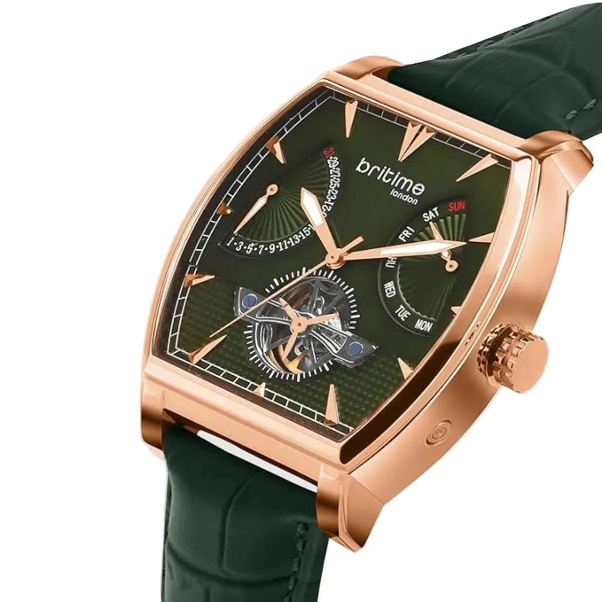 Britime Emerion Green Dial Multi-Function Automatic Men's Watch 465-L31412 - Image 2