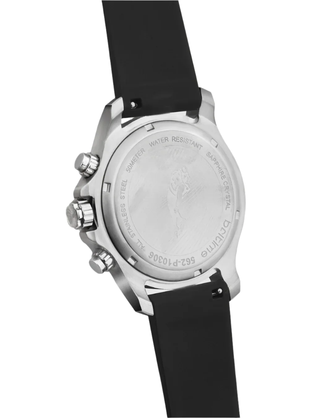 Britime Equinox Men Automatic Black Dial Multi-Function Leather Watch 562-P10406 - Image 3