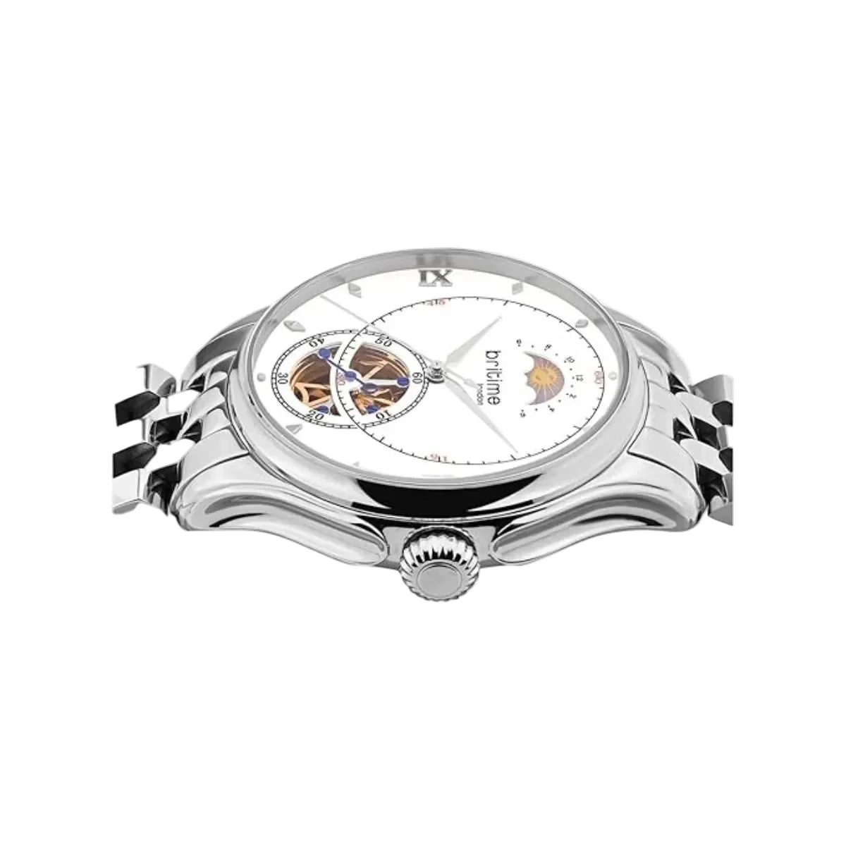 Britime Horizon Silver Dial Analog Automatic Men's Watch 479-M10201 - Image 2