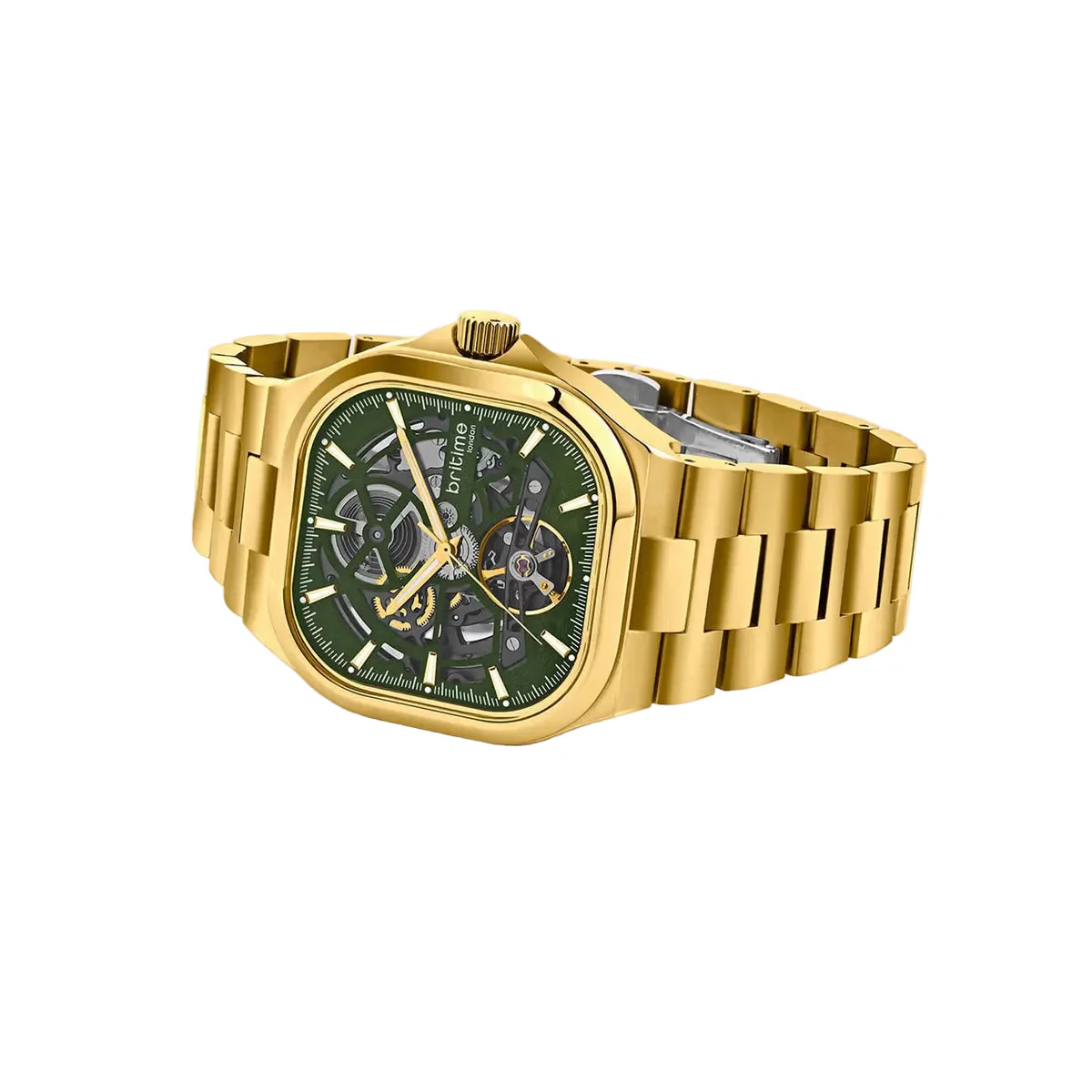 Britime Monarch Automatic Green Dial Men's Watch 969-M21402 - Image 3