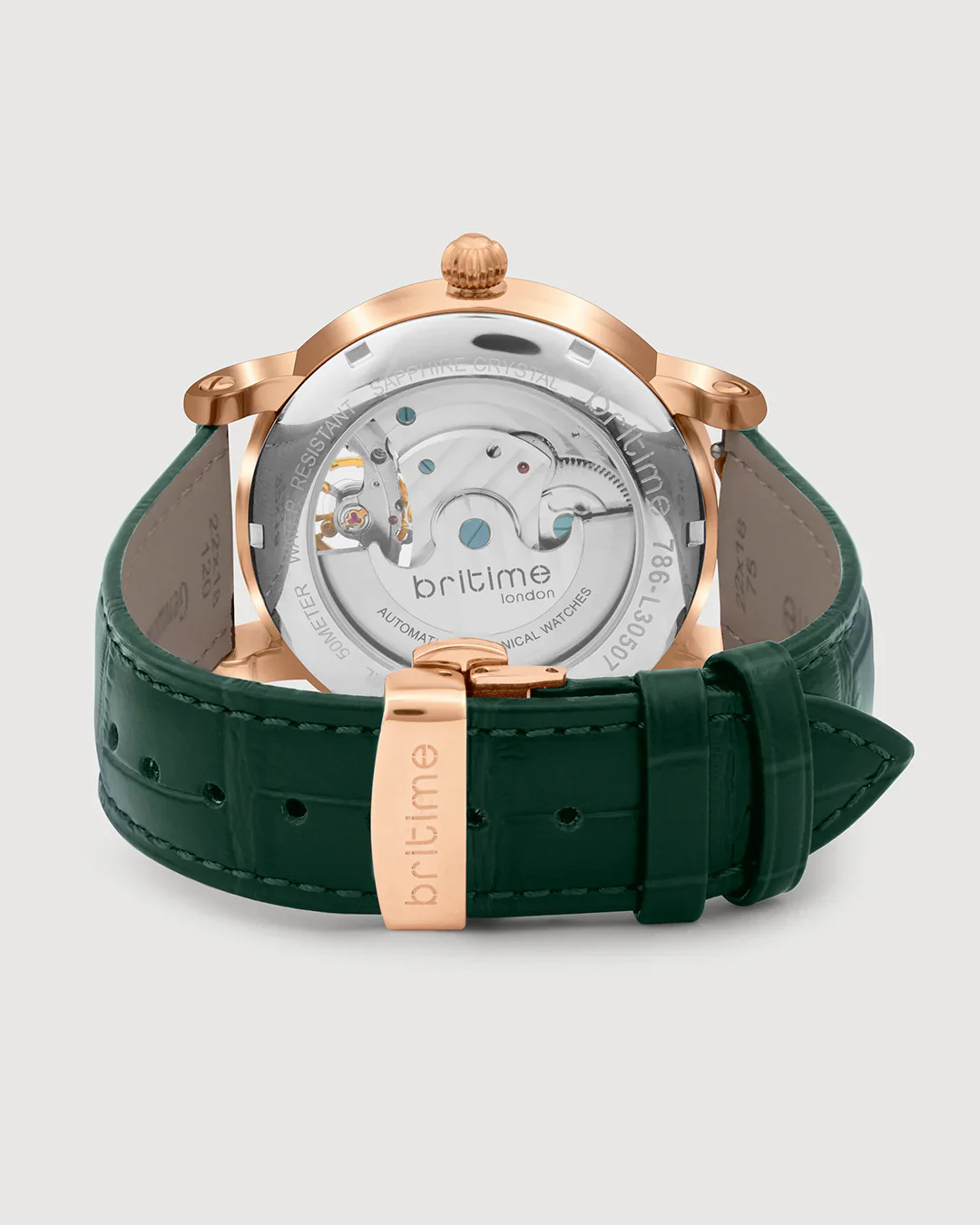 Britime Stellar Open Heart Dial With Roman Numerals Men's Watch - 786-L31412 - Image 3