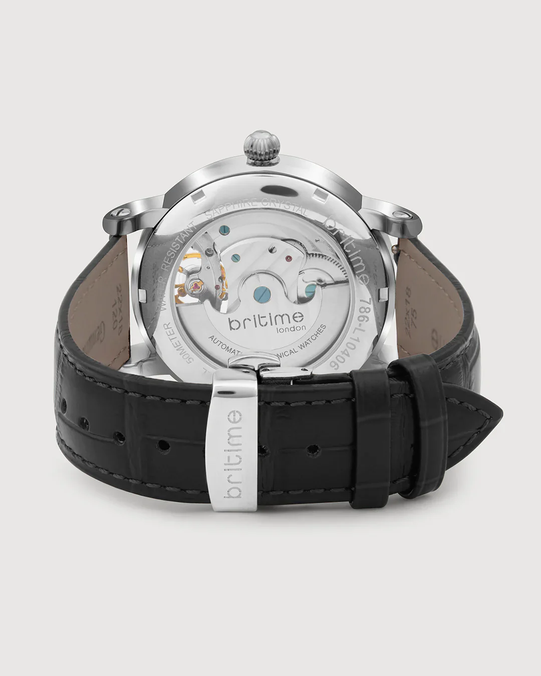 Britime Stellor Open Heart Dial With Roman Numerals Men's Watch - 786-L10406 - Image 4