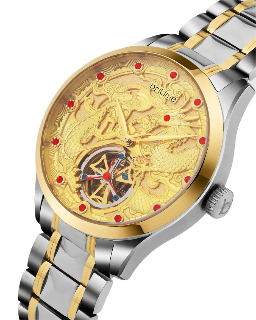 Britime Python Gold Dial Multifunction Automatic Men's Watch - 359-M10705 - Image 2
