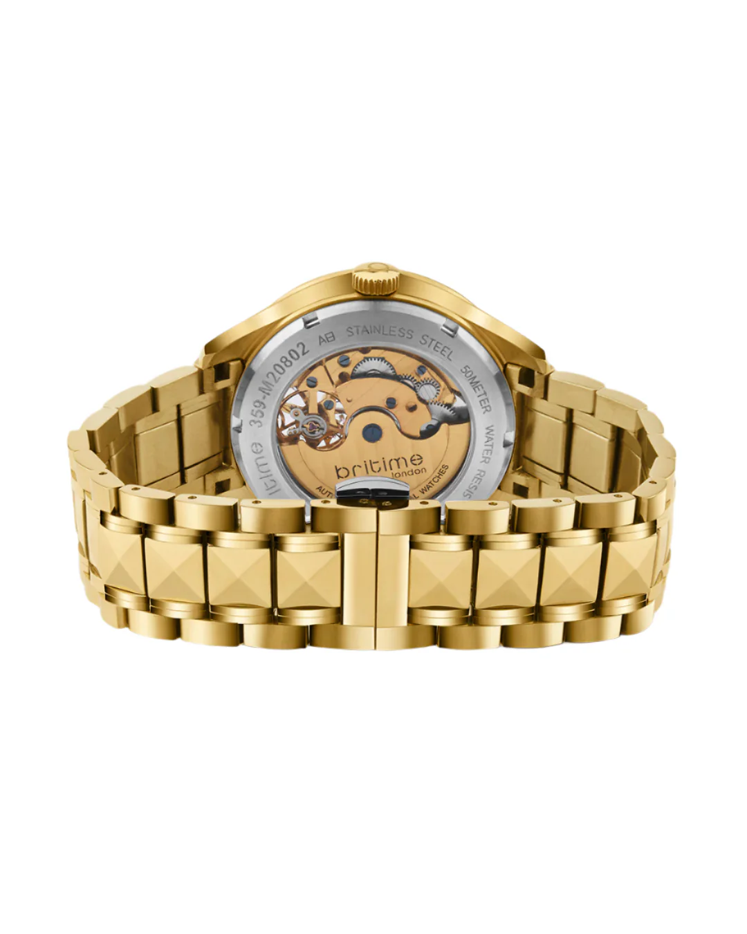 Britime Python Gold Dial Multifunction Automatic Men's Watch - 359-M20802 - Image 4