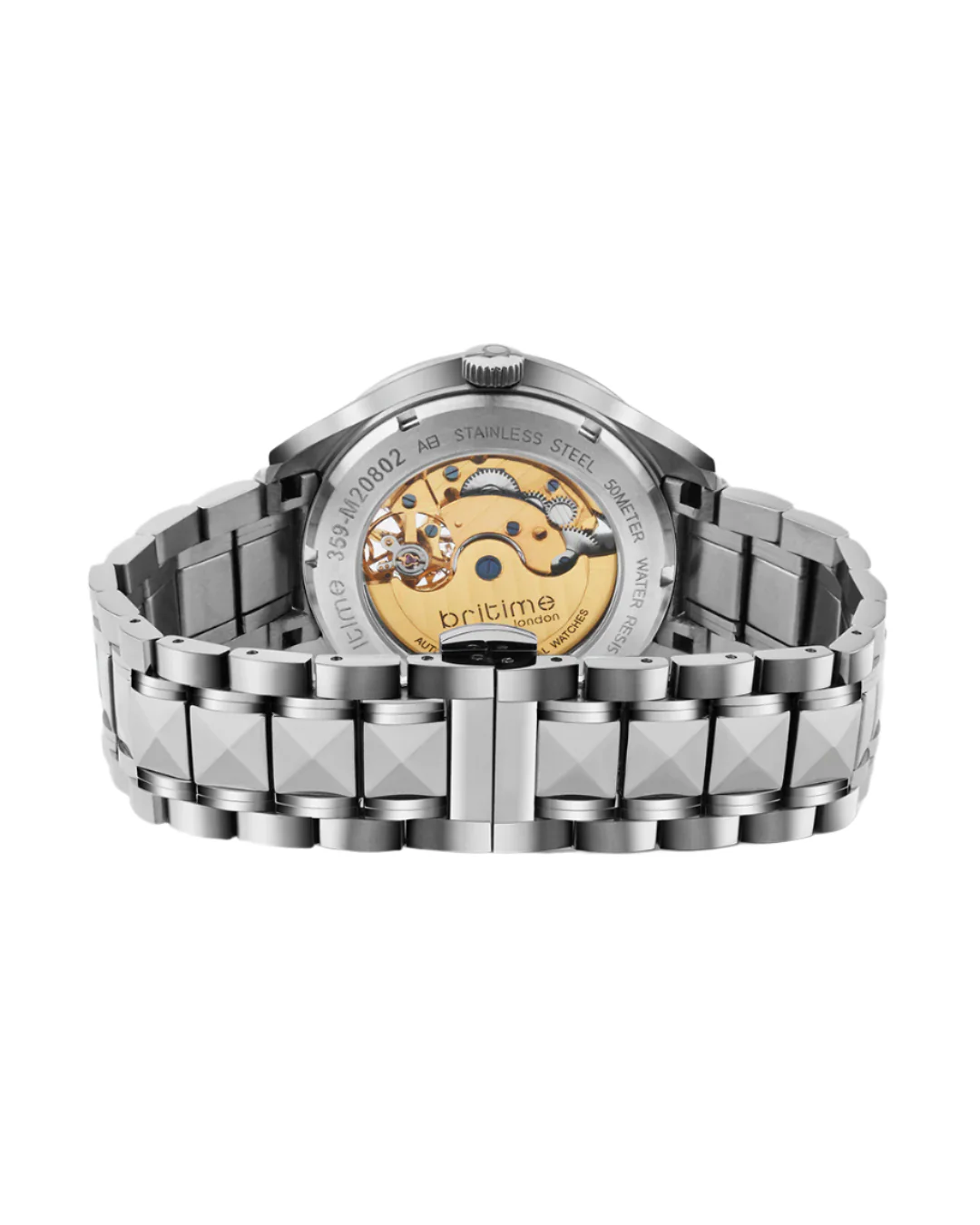 Britime Python Silver Dial Multifunction Automatic Men's Watch - 359-M10301 - Image 4