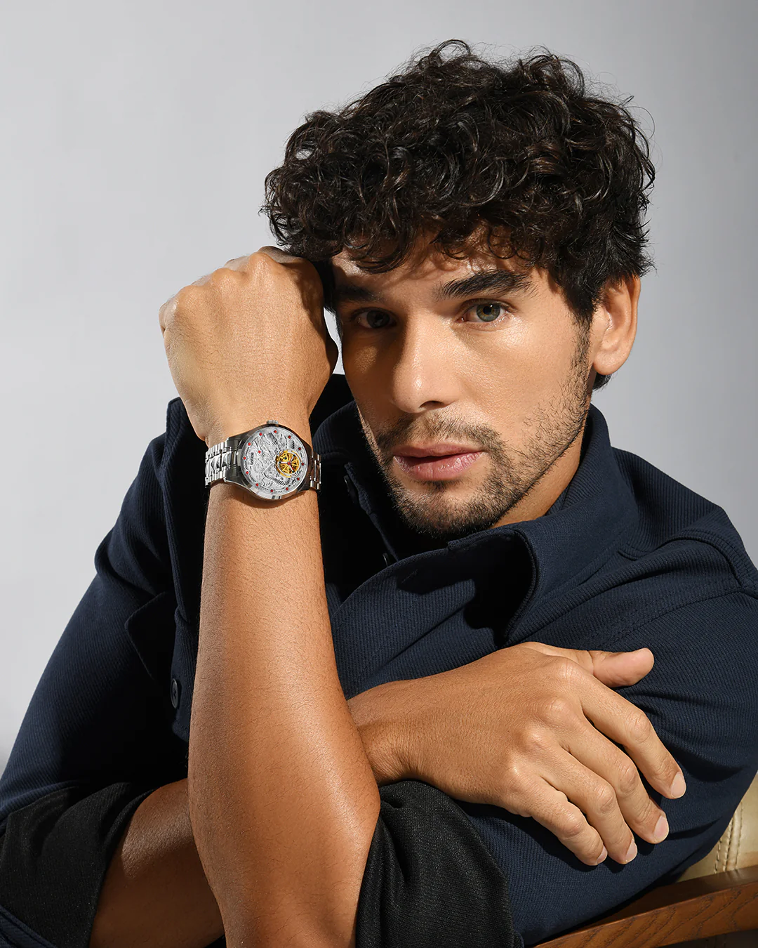 Britime Python Silver Dial Multifunction Automatic Men's Watch - 359-M10301 - Image 6